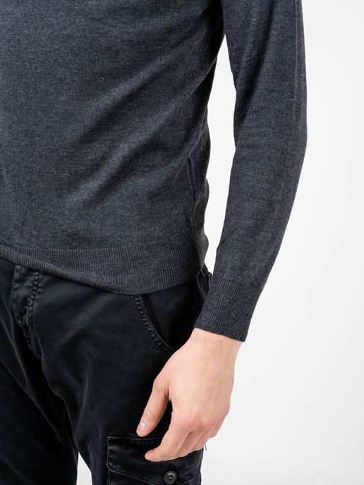 Xagon Man Pullover Basic Herren grau - Image 6