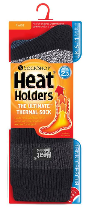 Heat Holders - Herren Thermosocken mit Twist-Muster - Image 2