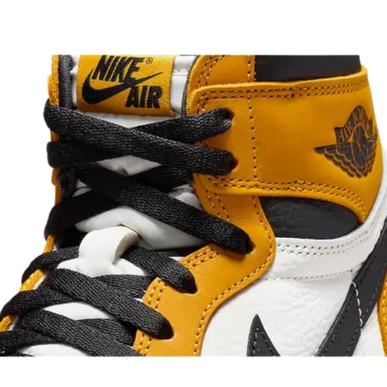 Nike Air Jordan 1 Retro High OG Gelbe High-Top-Sneaker - Image 2