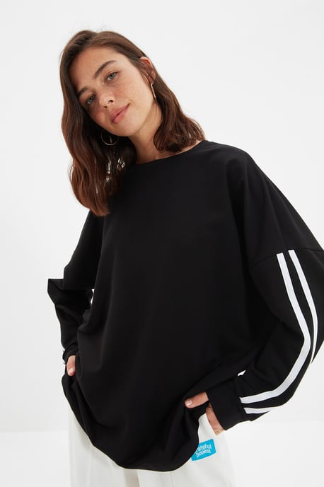 Trendyol Femmes Vélo Collier Bras bas  Sweat-shirt - Image 2