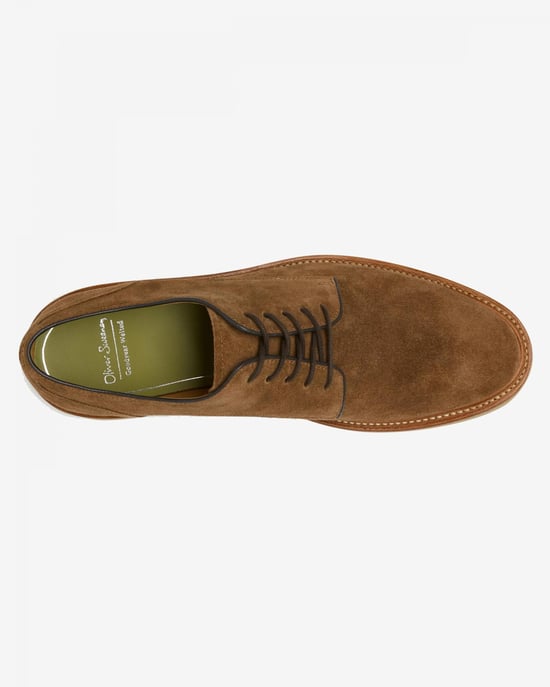Oliver Sweeney Clipstone Herren Kalb Wildleder Derby Schuhe - Image 4
