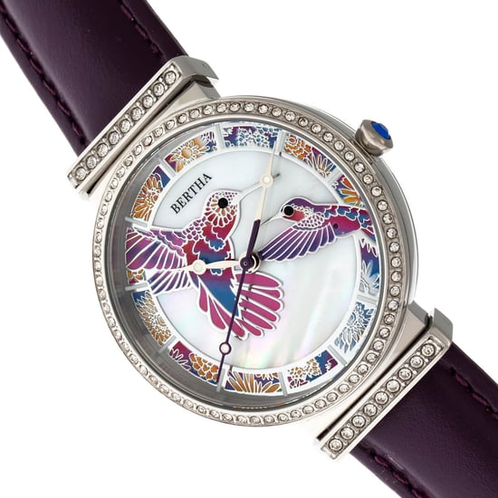 Bertha Emily Uhr mit Lederarmband aus Perlmutt - Image 3