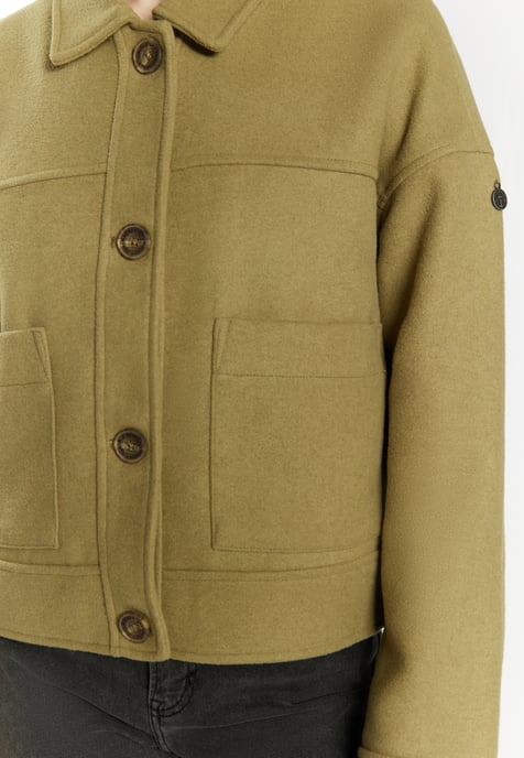 Dreimaster Übergangsjacke aus Wollgemisch Damen halloliv - Image 5