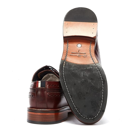 Ben Sherman Archie Brogue Herren Burgundy Schuhe - Image 4