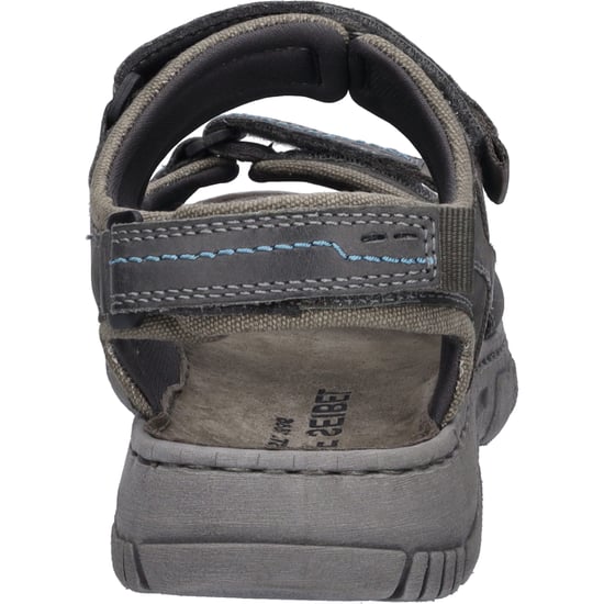 JOSEF SEIBEL Brendan 04 | Sandale für Herren | Grau Brendan 04, asphalt-kombi - Image 4