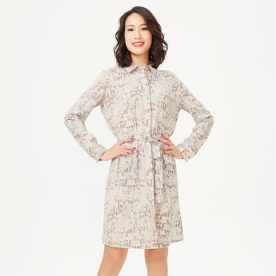 Leicht bedrucktes Shirt-Kleid - Image 1