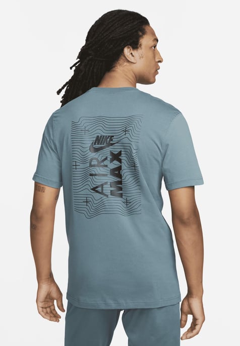 Nike Sportswear Air Max Herren-T-Shirt in Sturmblau - Image 2
