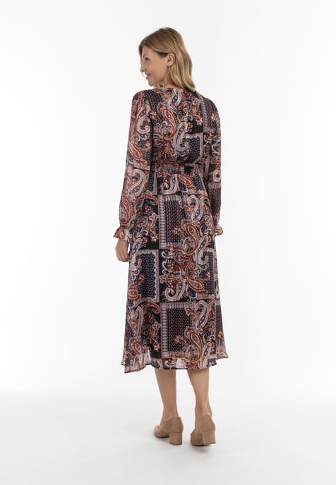 usha paisley print maxi dress nowles