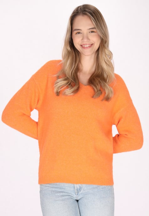 Mymo Pullover Damen orange - Image 3