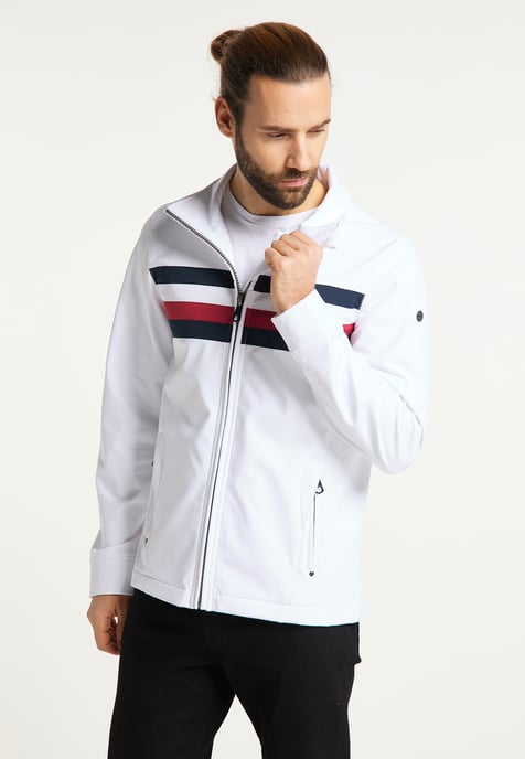 Dreimaster Funktionsjacke Herren weiss nachtblau - Image 3