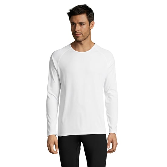 SOLS Herren Performance T-Shirt Sporty, langärmlig (Weiß) - Image 5