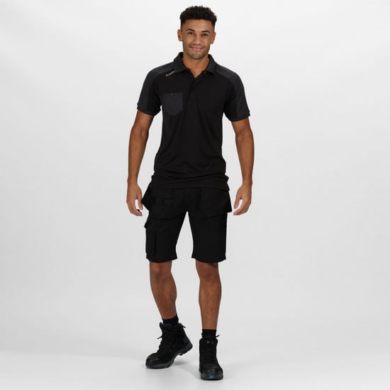 Tactical Threads - "Incursion" Cargo-Shorts für Herren (Schwarz) - Image 5