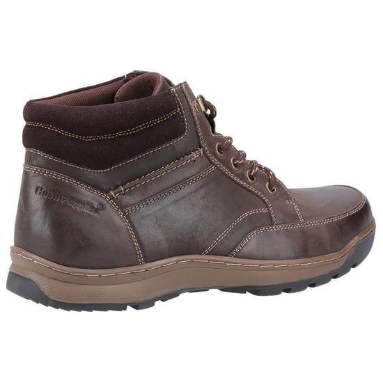 Hush Puppies Herren Grover Lederstiefel (Braun) - Image 2