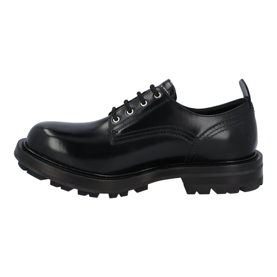 Alexander McQueen Strukturierte Sohle Schnürschuh 'Schwarz' - Image 2