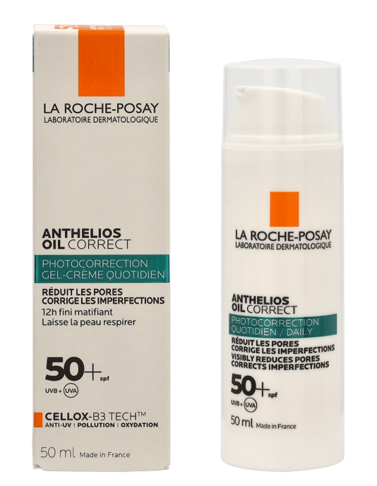 LRP Anthelios Oil Correct Daily Oil-Free Fluid SPF50+. - Image 1