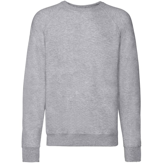 Fruit Of The Loom Herren leichtes Raglan-Sweatshirt (240 GSM) (Heather Grey) - Image 2
