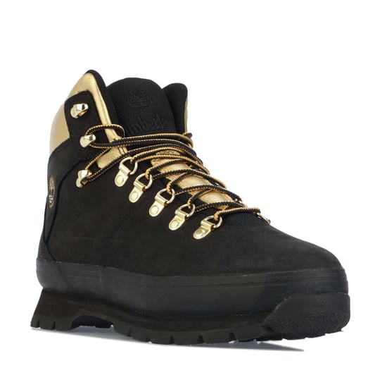 Women's Timberland Euro Hiker Hiking Boots in Black Gold