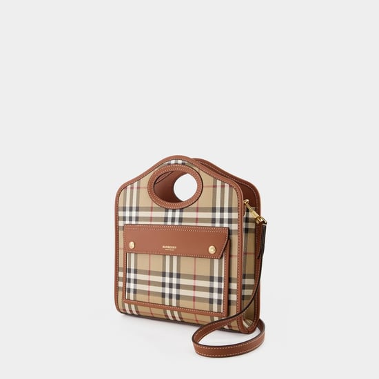 Mini Pocket - Burberry - Canvas - Braun - Image 6