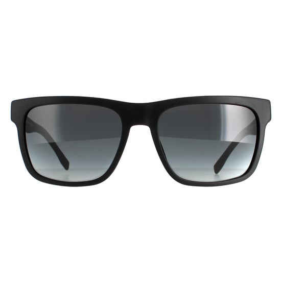 Hugo Boss Rectangle Mens Matte Black Dark Grey Gradient BOSS 0727/S/IT