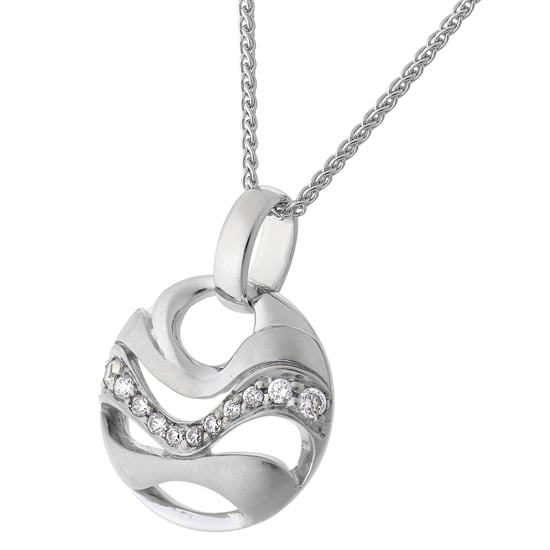 Orphelia 'Elvina' Damen 925 Sterling Silber Set: Kettenanhänger + Ohrringe - Silber SET-7085 - Image 2