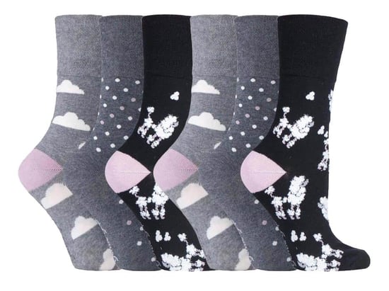 Gentle Grip - 6 Paar Damen Gentle Grip nicht elastische Socken - GG201 - Image 1
