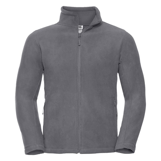 Russell - Fleecejacke Durchgehender Reißverschluss für Herren - Für Außen (Grau unifarben) - Image 1