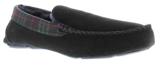 Hush Puppies Andreas Wildleder-Herren-Hausschuhe In Marineblau - Image 1