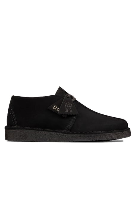 Clarks Originals Desert Trek Freizeitschuh Schwarz Wildleder - Image 1