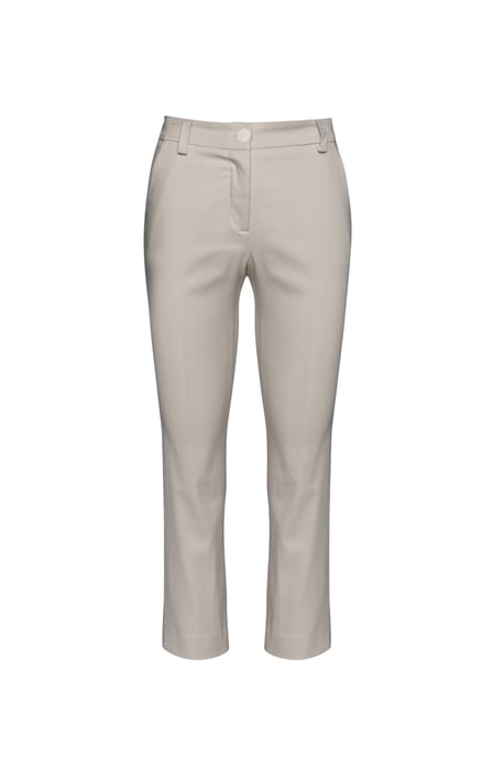 Sandfarbene angepasste Stretch-Hose - Image 2