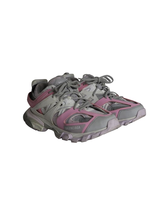 Balenciaga Track Sneakers in Pink Kombi Polyurethan - Image 3