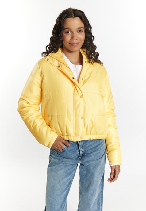 Mymo Leicht wattierte Blousonjacke Damen Höllengelb - Image 3