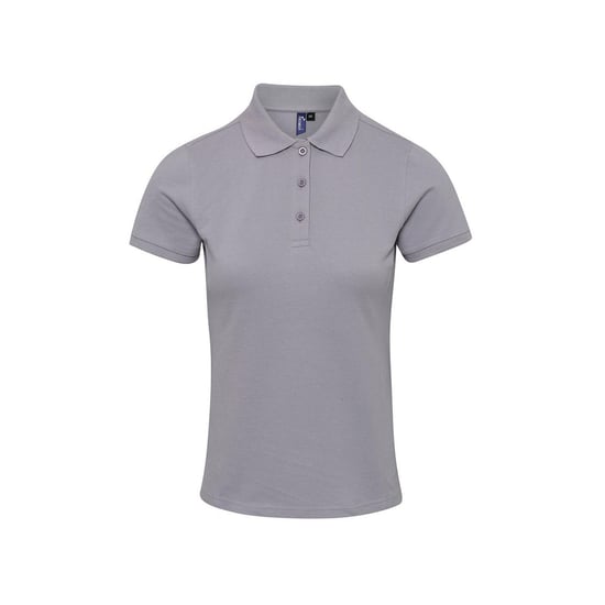 Premier - Poloshirt für Damen (Silber) - Image 1