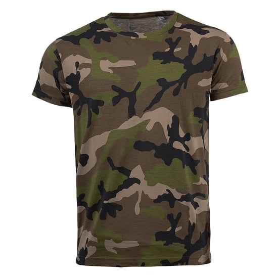 SOLS Herren Camo T-Shirt mit Tarnmuster, Kurzarm (Camouflage) - Image 1