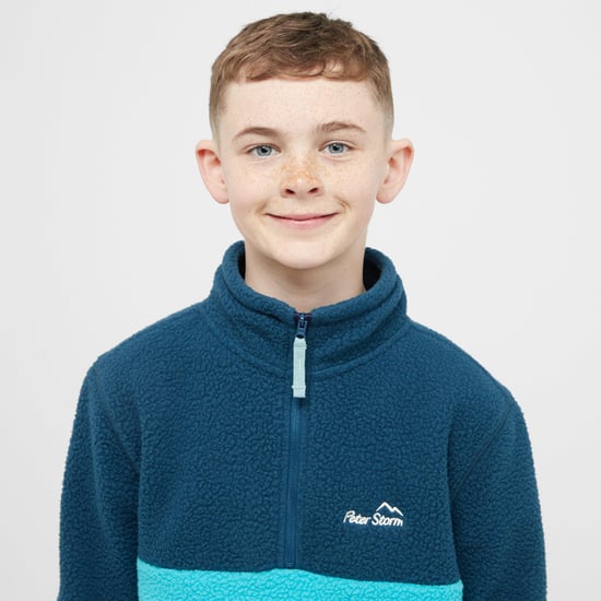 Peter Storm Kids' Borg 1/4-Zip Fleece Mid-layer with Warm, Soft & Cosy Fabric