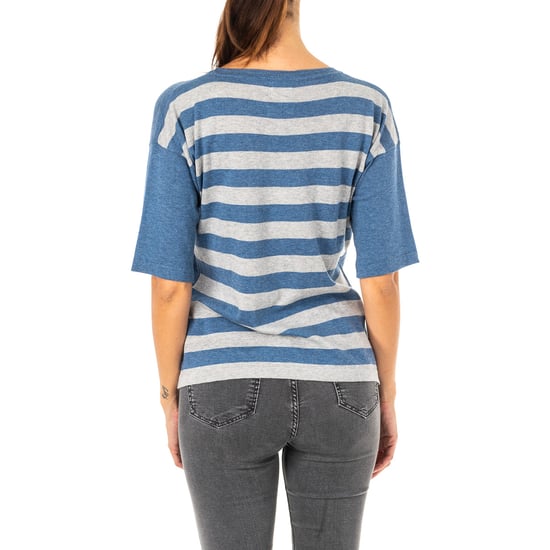 Women's 3/4 sleeve and round neck sweater LWS011