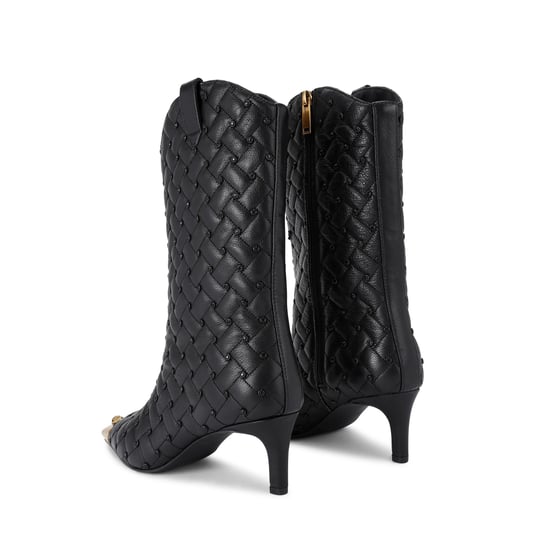Kurt Geiger London Leather Regent Crystal Boots