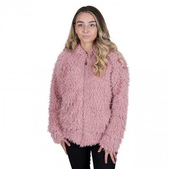 Trespass - Veste polaire à capuche FLUFFYNESS - Femme (Rose) - Image 6