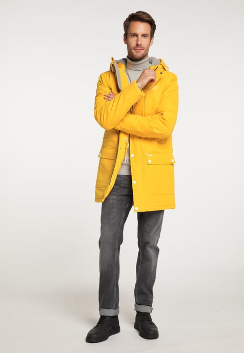 ICEBOUND Serie clima Iglu Winterparka Herren Senf - Image 4