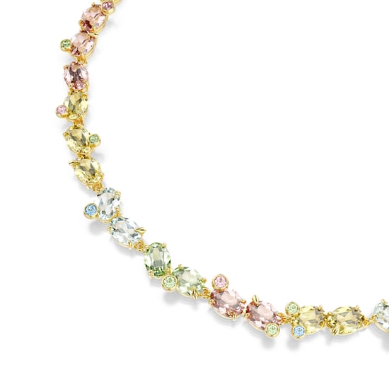 Swarovski 'Gema' Damen-Halskette aus vergoldetem Metall - Gold 5714836 - Image 4