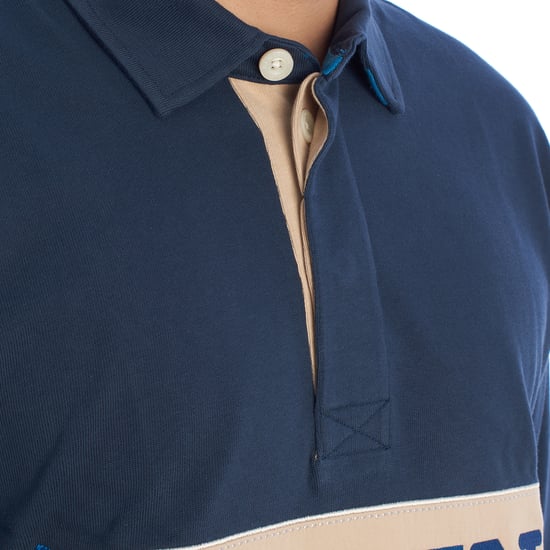Over Fit Long Sleeve Polo UMP316-JS305 Men