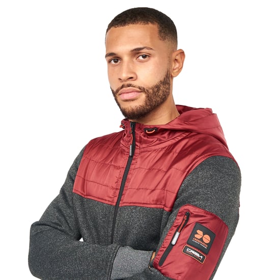 Crosshatch - "Tradmax" Jacke für Herren (Weinrot) - Image 5