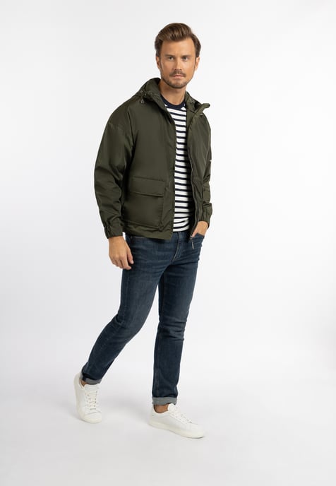 Dreimaster Übergangsjacke Herren militärisch oliv - Image 2