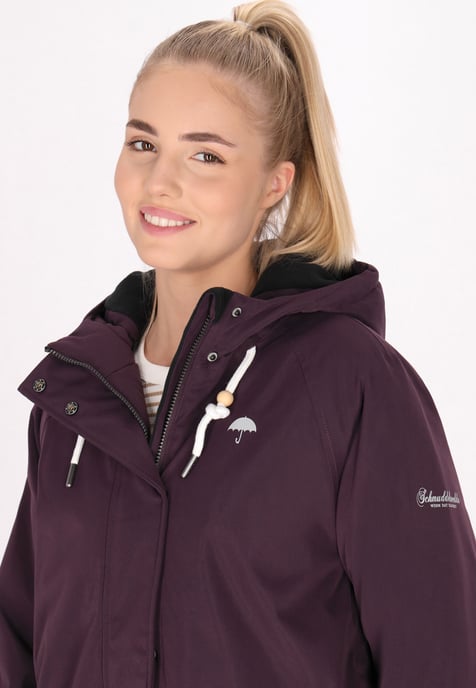 Schmuddelwedda Winterparka Damen dunkelviolett - Image 5