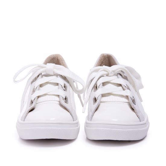 María Barceló Leather Sneakers in Red 