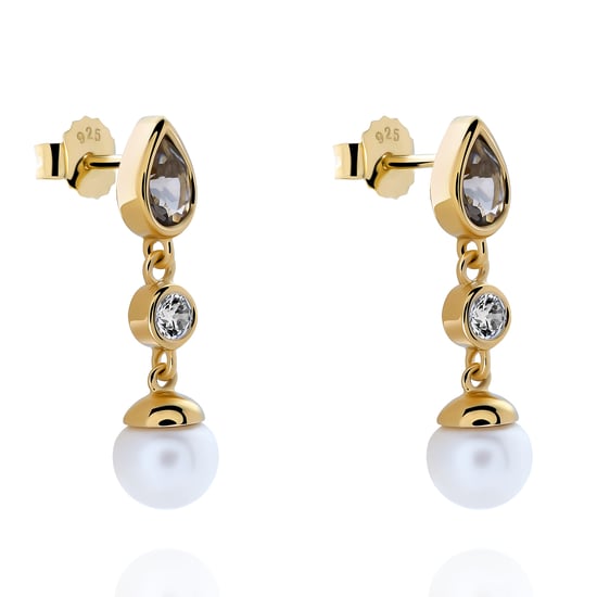 Orphelia 'Lylou' Tropfenohrringe aus 925er Sterlingsilber für Damen - Gold ZO-7498/G - Image 4