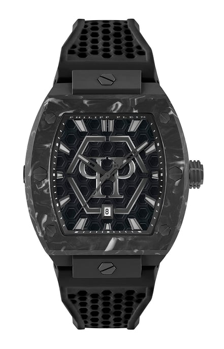 Philipp Plein The Hexagon Phantom Schwarz Herren Armbanduhr PWPUA0624 - Image 1