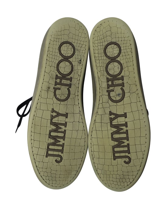 Jimmy Choo Belgravia Leoparden Hohe Sneakers aus mehrfarbigem Leder - Image 5