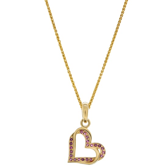 Orphelia 'Cecilia' Damen-Anhänger aus 925er Sterlingsilber mit Kette – Gold ZH-7584/R - Image 1