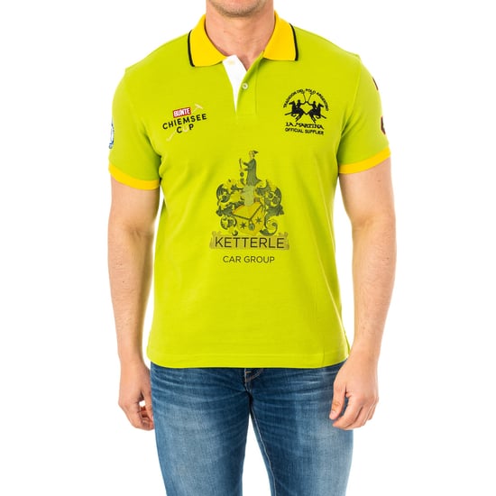 Short sleeve polo with lapel collar 2MPS55 men