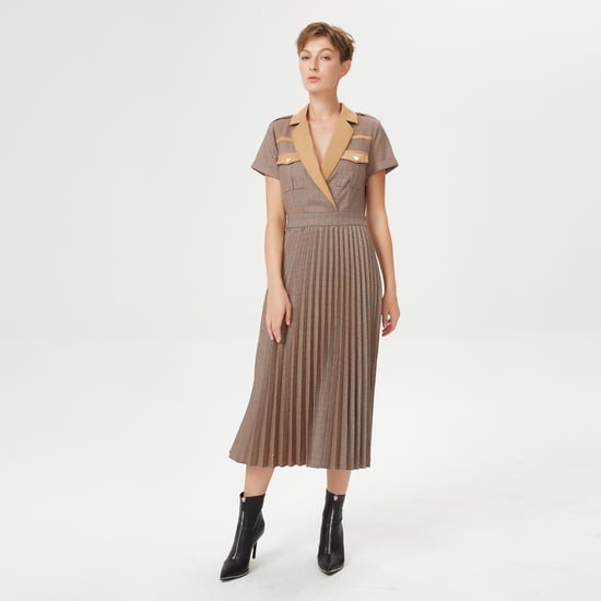 Faltenkleid im Prince-of-Wales-Stil - Image 2
